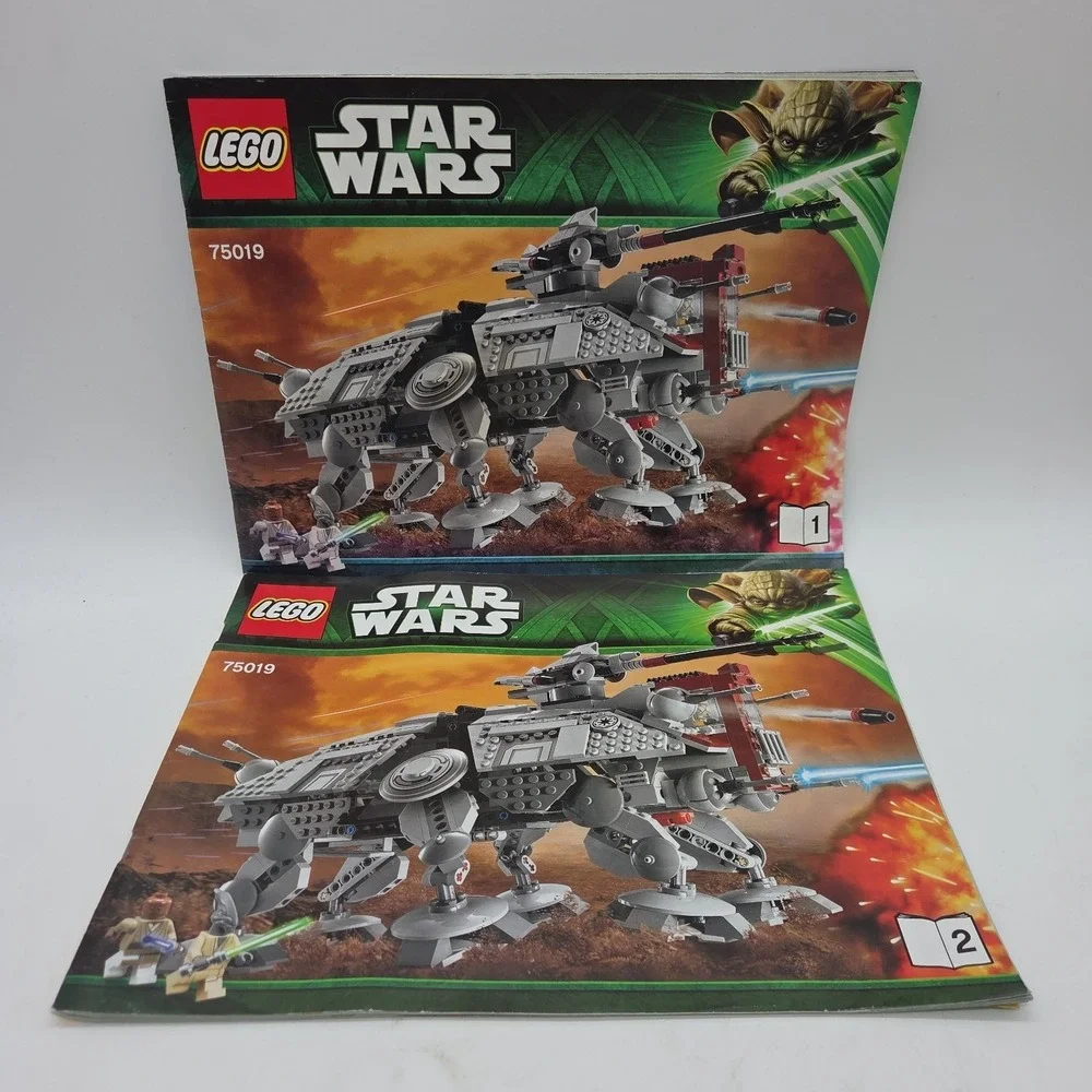 LEGO STAR WARS 75019 Episode 3 AT-TE Books # 1 & 2 Instruction Manuals Only